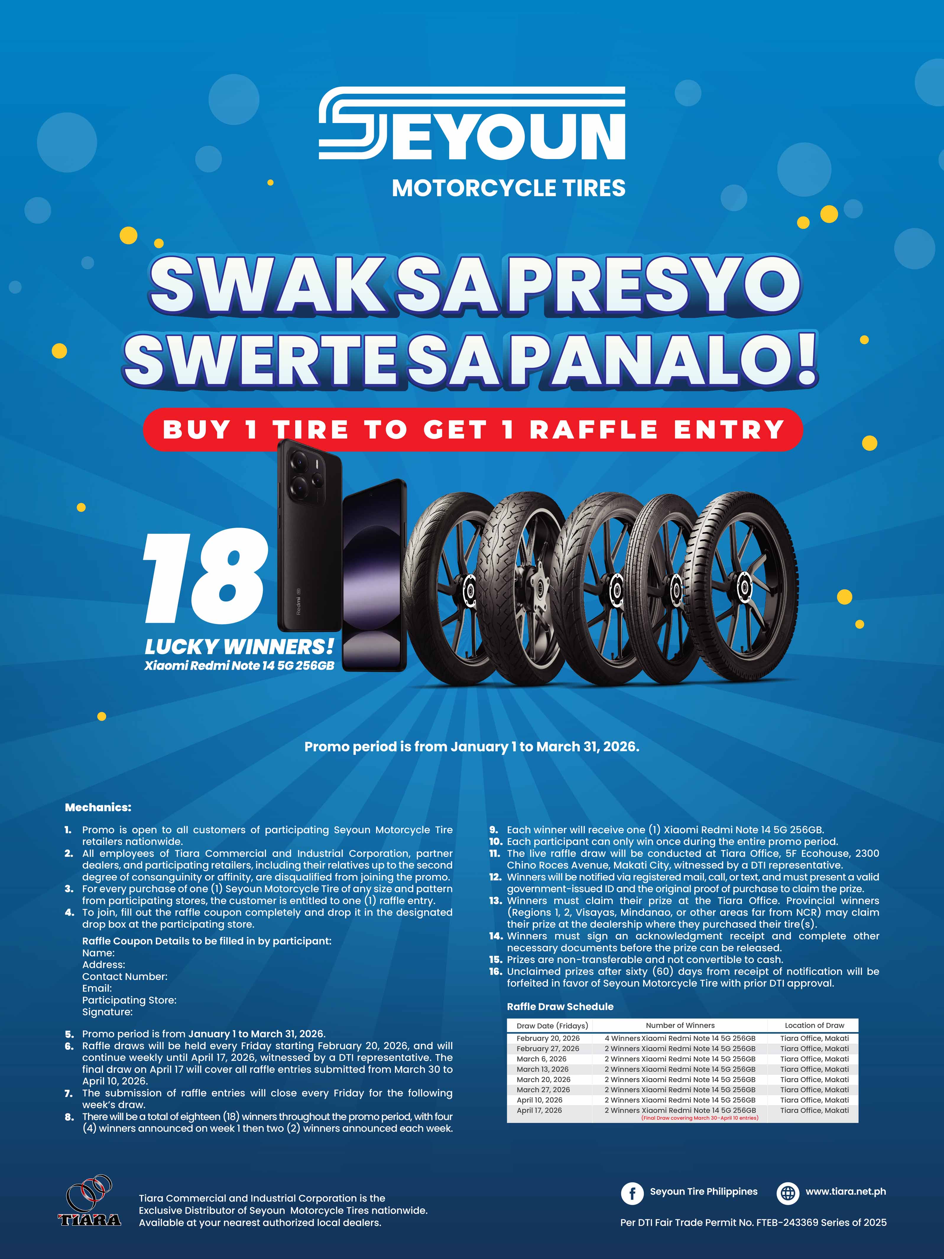 SWAK SA PRESYO SWERTE SA PANALO
