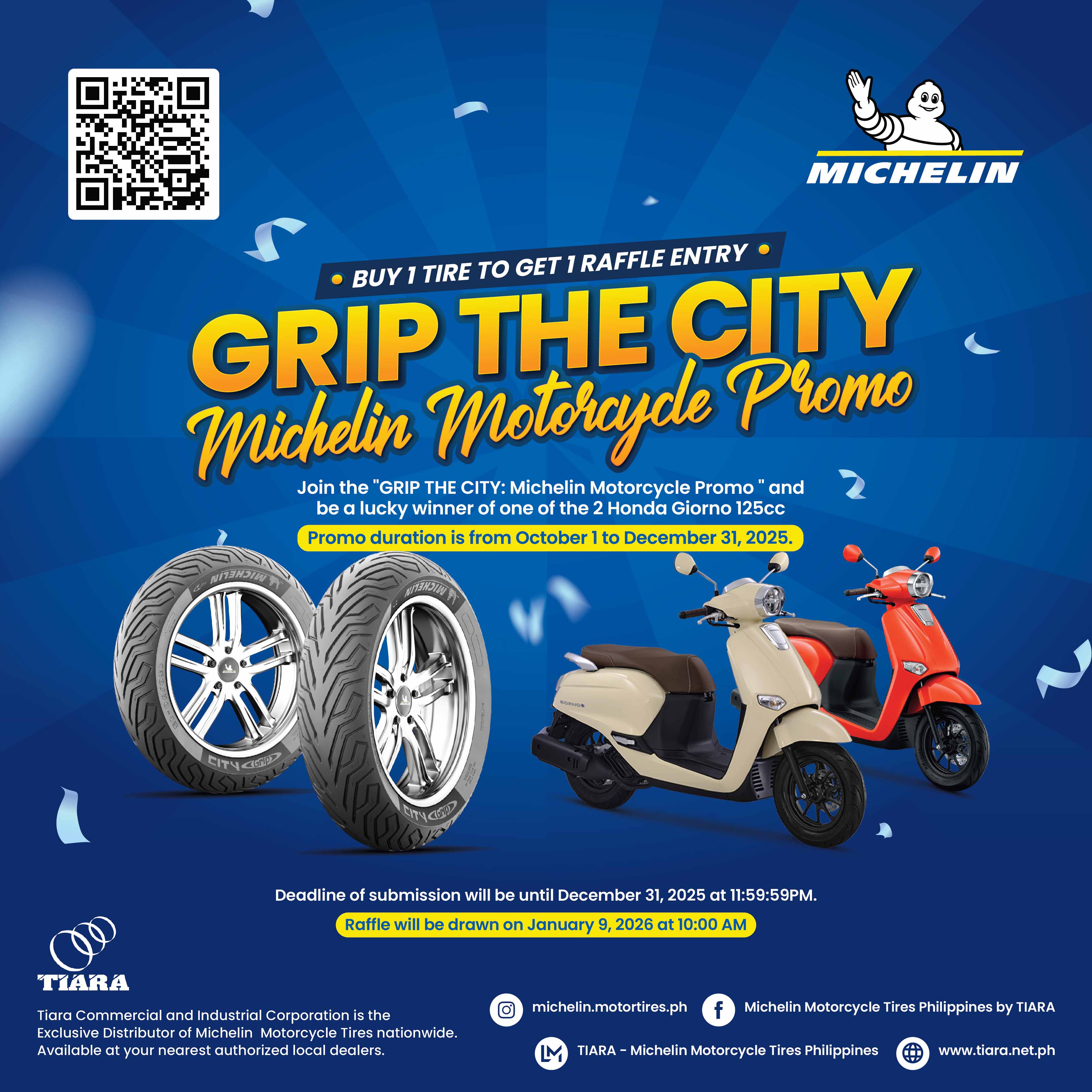 GRIP THE CITY MICHELIN RAFFLE